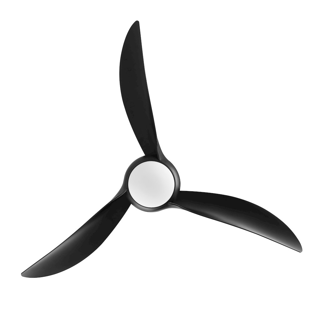 Aviator Coastal Vintage Iron/Plastic Retro Swirl Integrated Led Ceiling Fan. Picture 5