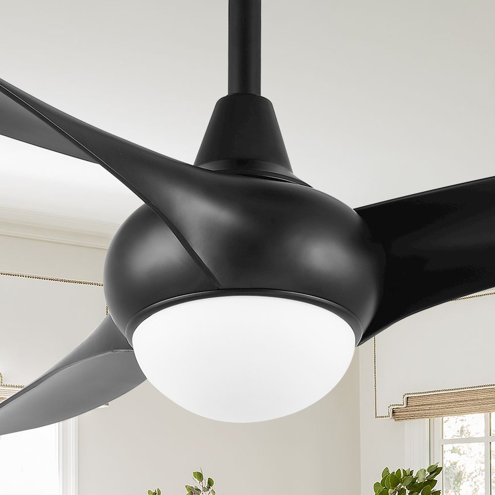 Aviator Coastal Vintage Iron/Plastic Retro Swirl Integrated Led Ceiling Fan. Picture 9