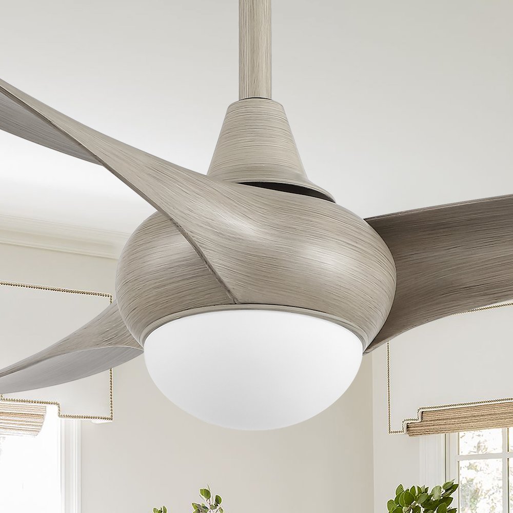 Aviator Coastal Vintage Iron/Plastic Retro Swirl Integrated Led Ceiling Fan. Picture 9