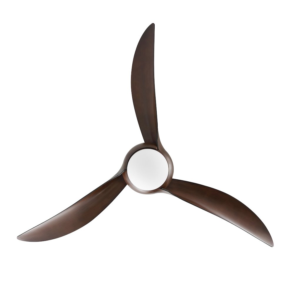 Aviator Coastal Vintage Iron/Plastic Retro Swirl Integrated Led Ceiling Fan. Picture 5