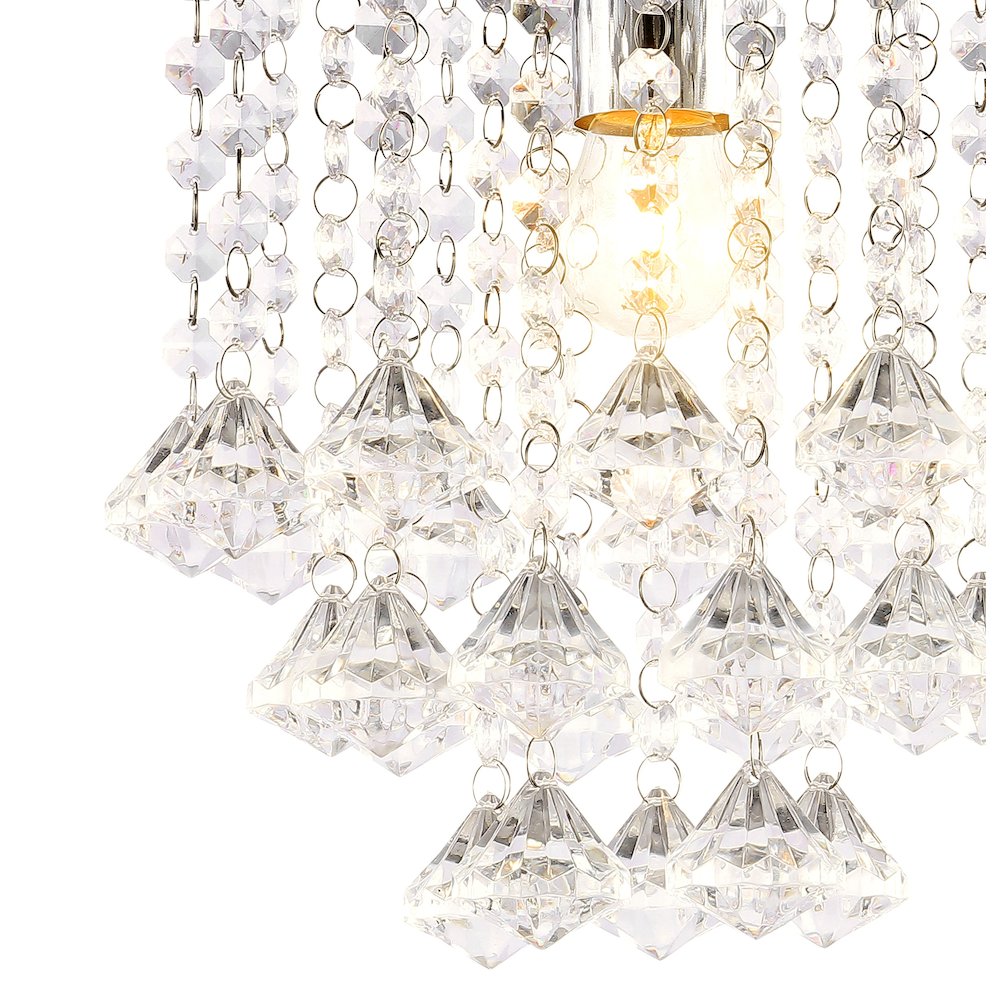 Lillibet Traditional Transitional Iron Led Semi Flush Mount. Picture 2