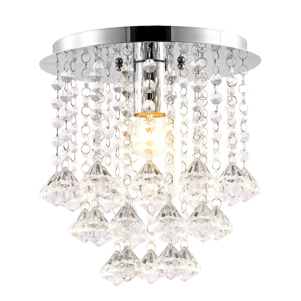 Lillibet Traditional Transitional Iron Led Semi Flush Mount. Picture 6