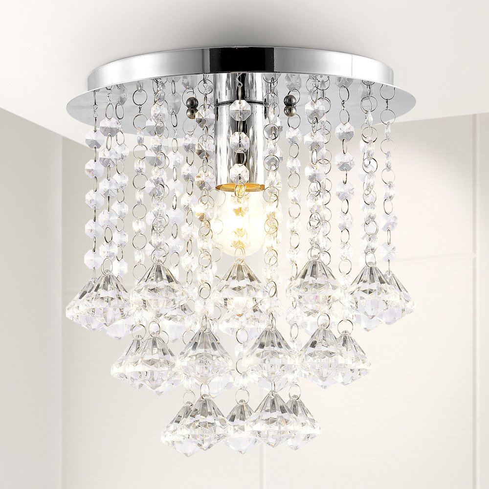 Lillibet Traditional Transitional Iron Led Semi Flush Mount. Picture 8