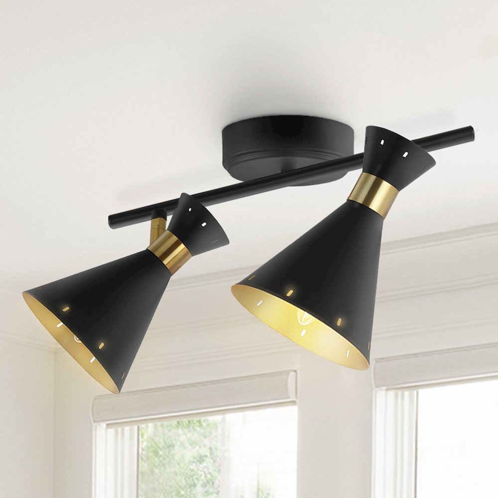 Elroy Iron Retro Contemporary Led Track Light. Picture 7