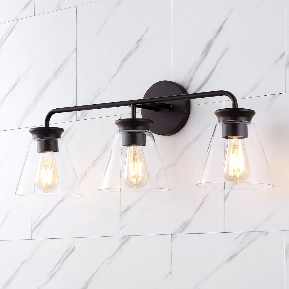 Kondo Modern Farmhouse Iron Led Vanity. Picture 6