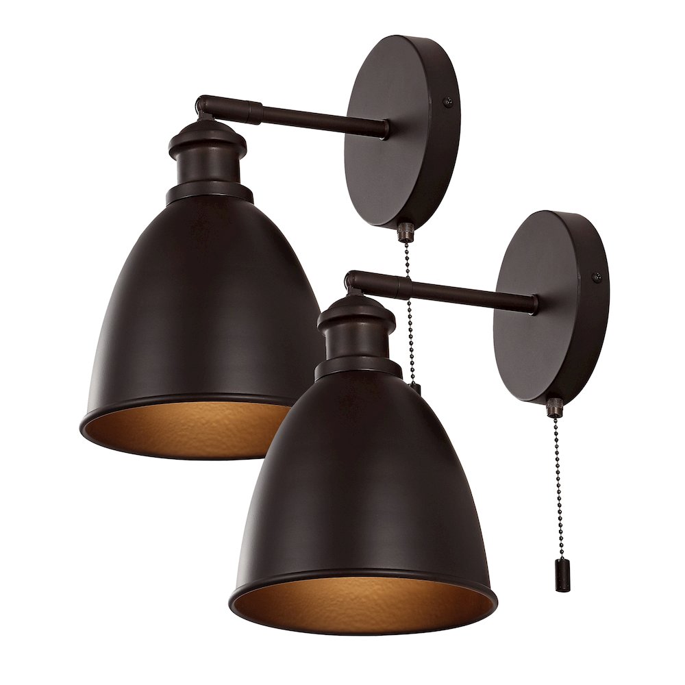 Hudson Farmhouse Bohemian Iron Led Sconce (Set Of 2). Picture 7