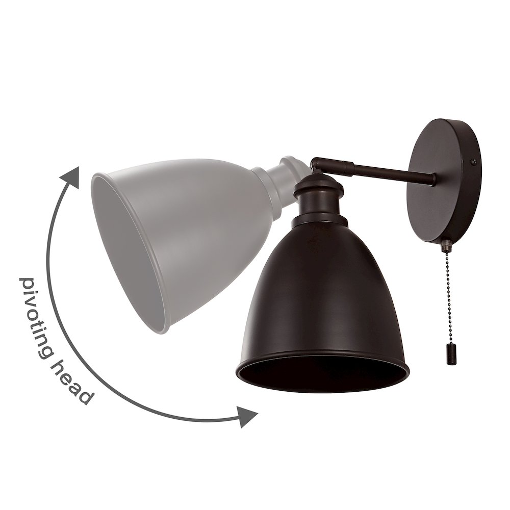 Hudson Farmhouse Bohemian Iron Led Sconce (Set Of 2). Picture 5
