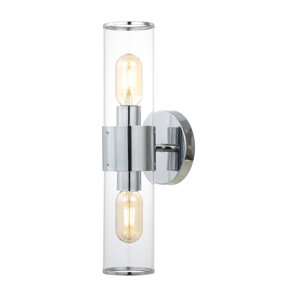 Quinn Mid Century Modern Iron/Acrylic Led Sconce. Picture 4