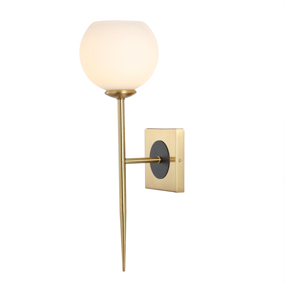 Sylvie Coastal French Country Iron Led Sconce. Picture 5