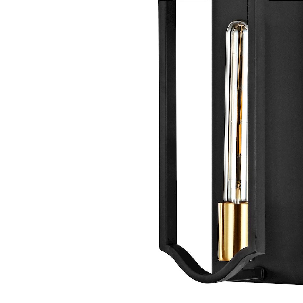 Chloe Modern Bohemian Iron Led Sconce. Picture 2