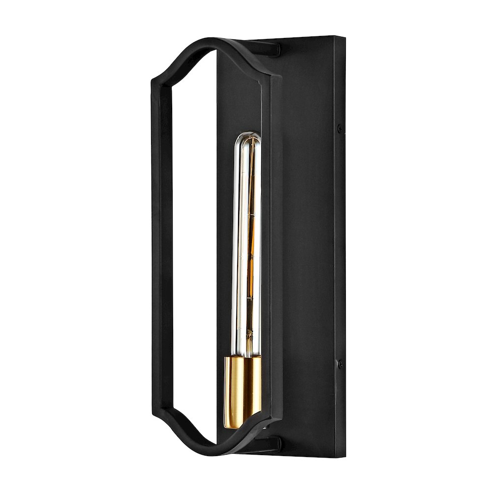Chloe Modern Bohemian Iron Led Sconce. Picture 1