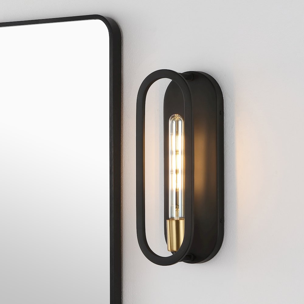 Emilia Modern Bohemian Iron Led Sconce. Picture 6