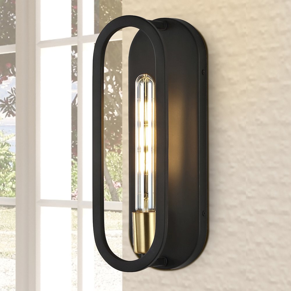 Emilia Modern Bohemian Iron Led Sconce. Picture 7