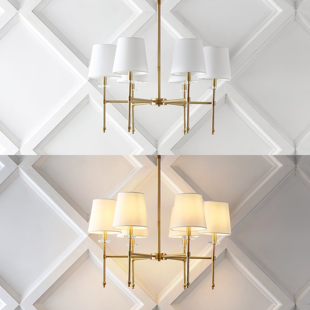 Sophie Modern Midcentury Iron Linear Led Pendant. Picture 9