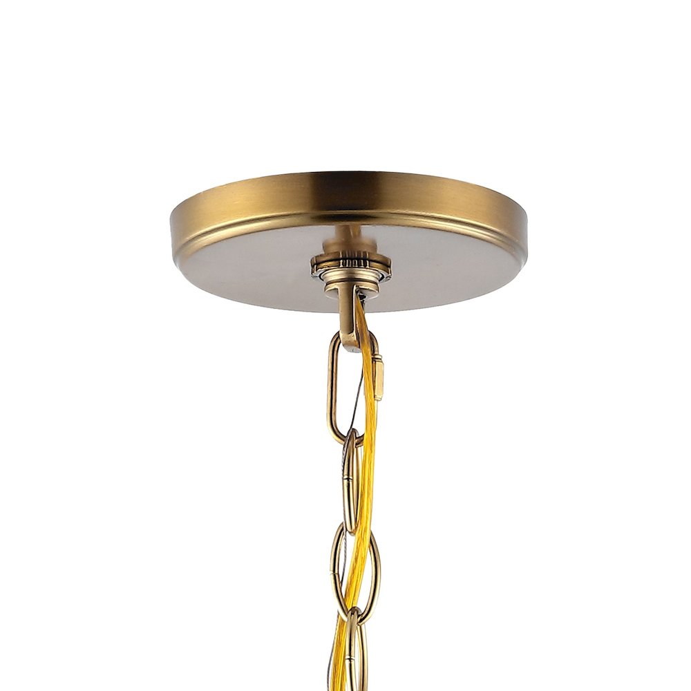 Bee Modern Bohemian Iron/Glass Led Pendant. Picture 3