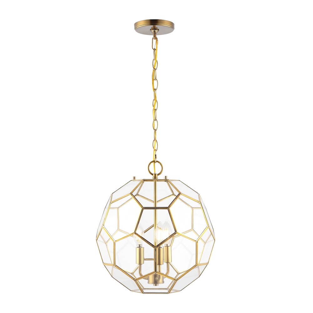 Bee Modern Bohemian Iron/Glass Led Pendant. Picture 7