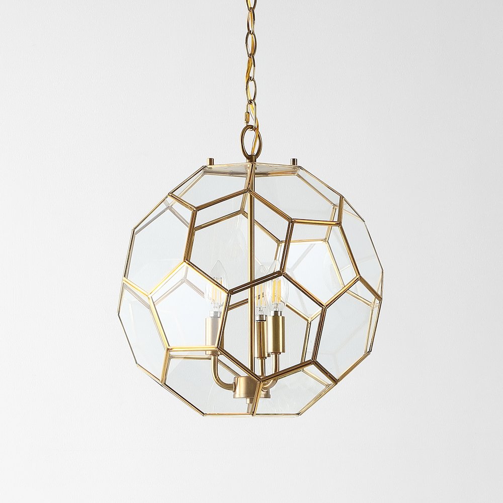 Bee Modern Bohemian Iron/Glass Led Pendant. Picture 6