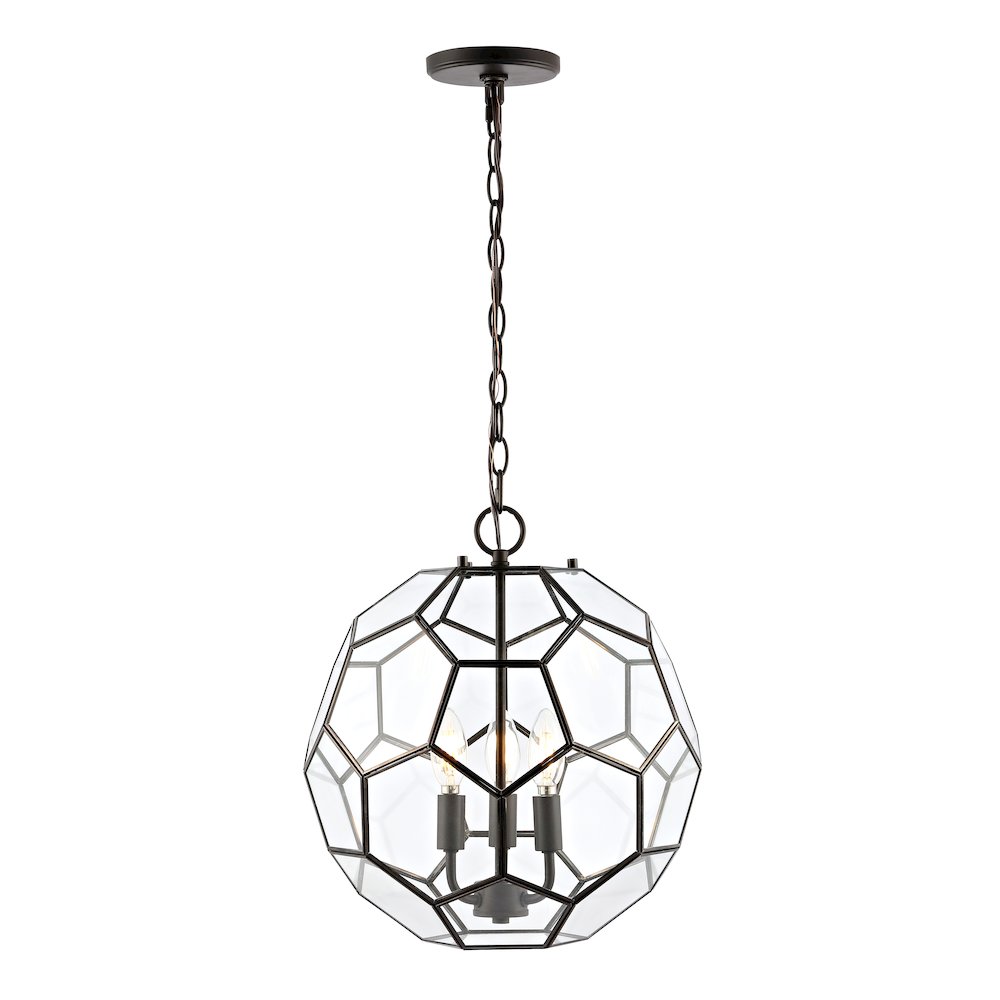 Bee Modern Bohemian Iron/Glass Led Pendant. Picture 7