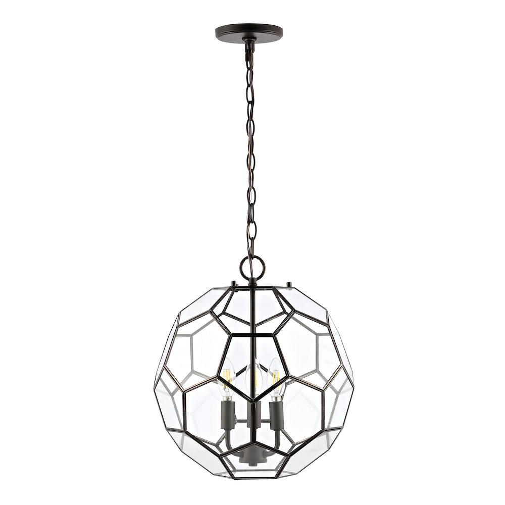 Bee Modern Bohemian Iron/Glass Led Pendant. Picture 1