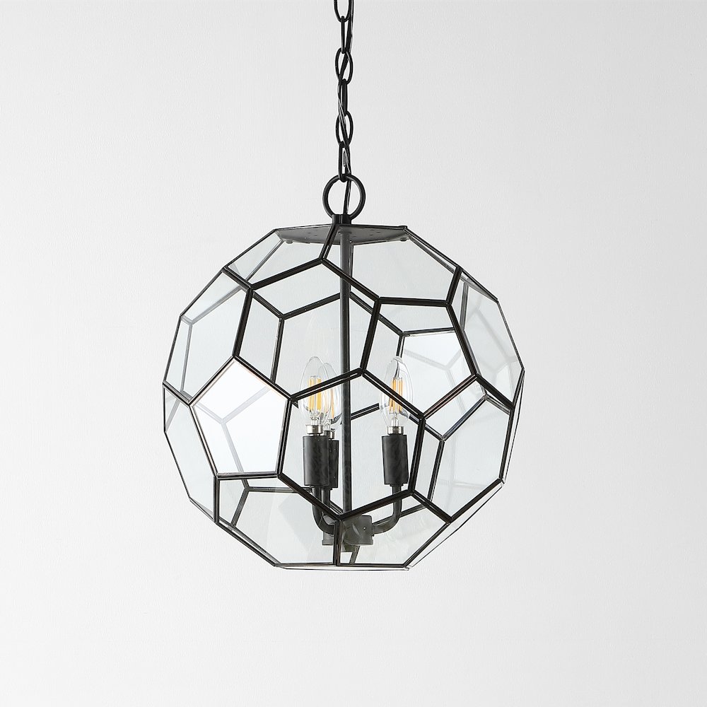 Bee Modern Bohemian Iron/Glass Led Pendant. Picture 6
