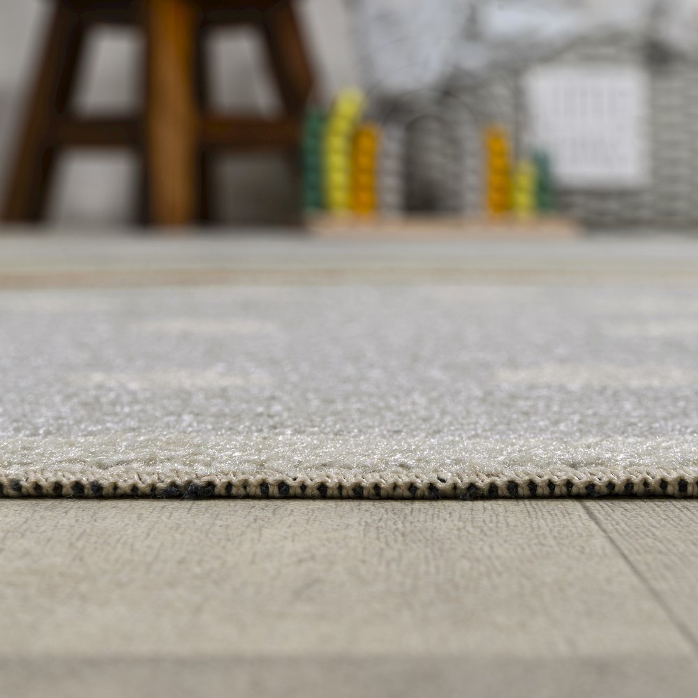 Minha Rainbow Dot Modern Machine Washable Area Rug. Picture 7