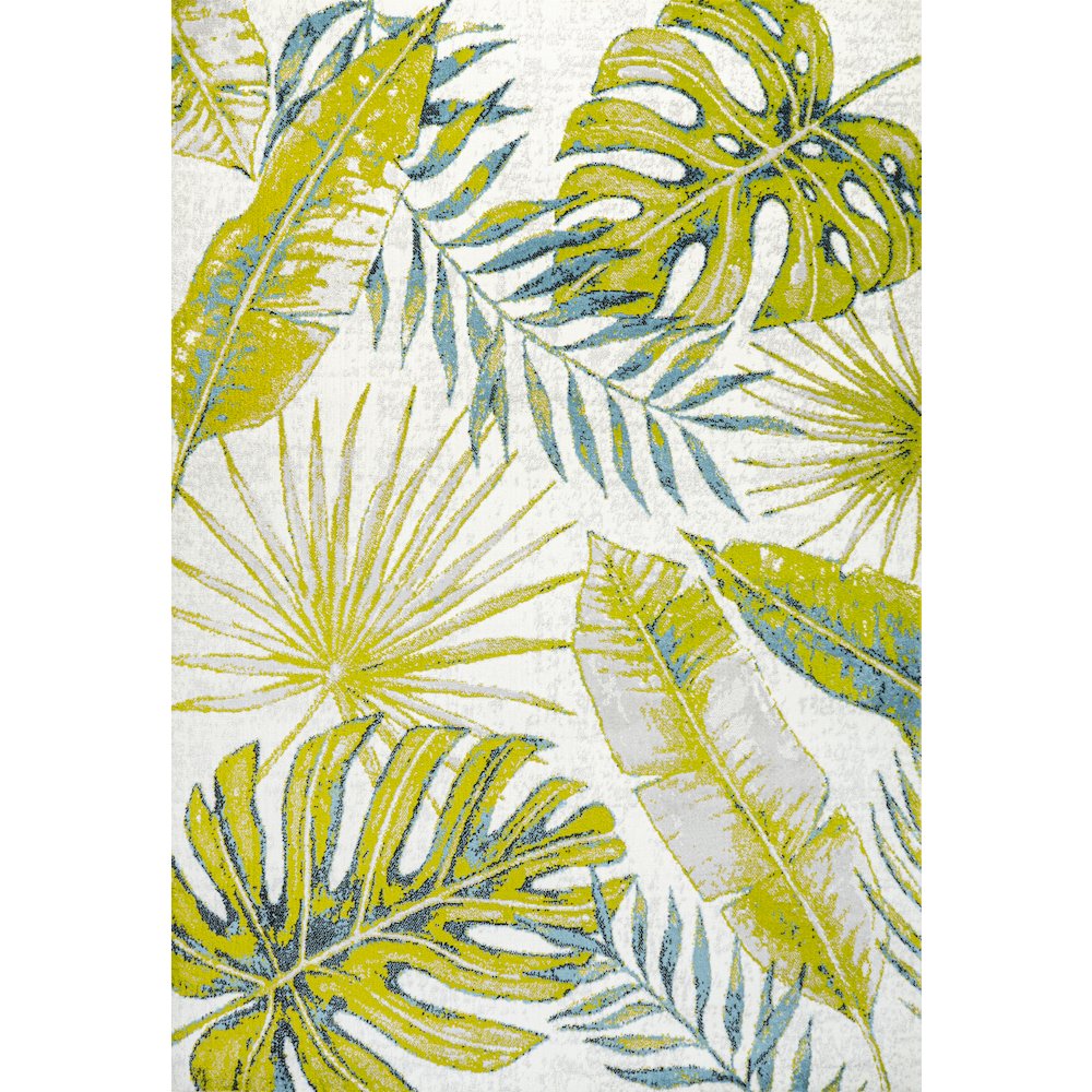 Monstera Tropical Leaves Area Rug. Picture 1