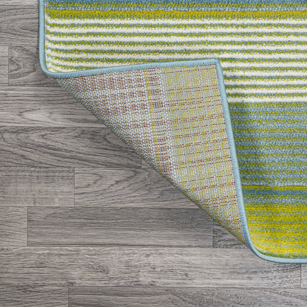 Duxbury Gradient Ticking Striped Area Rug. Picture 3