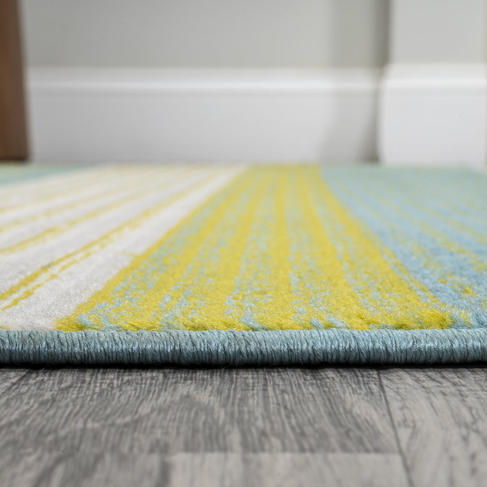 Duxbury Gradient Ticking Striped Area Rug. Picture 7