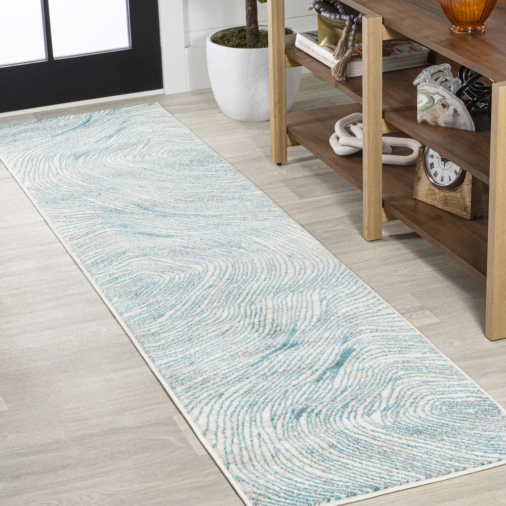 Arlo Woodgrain Geometric Area Rug. Picture 2