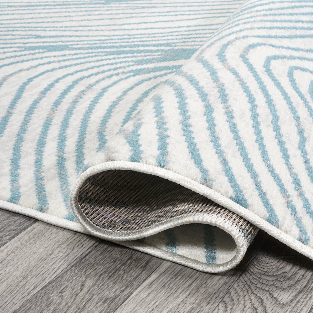 Arlo Woodgrain Geometric Area Rug. Picture 6