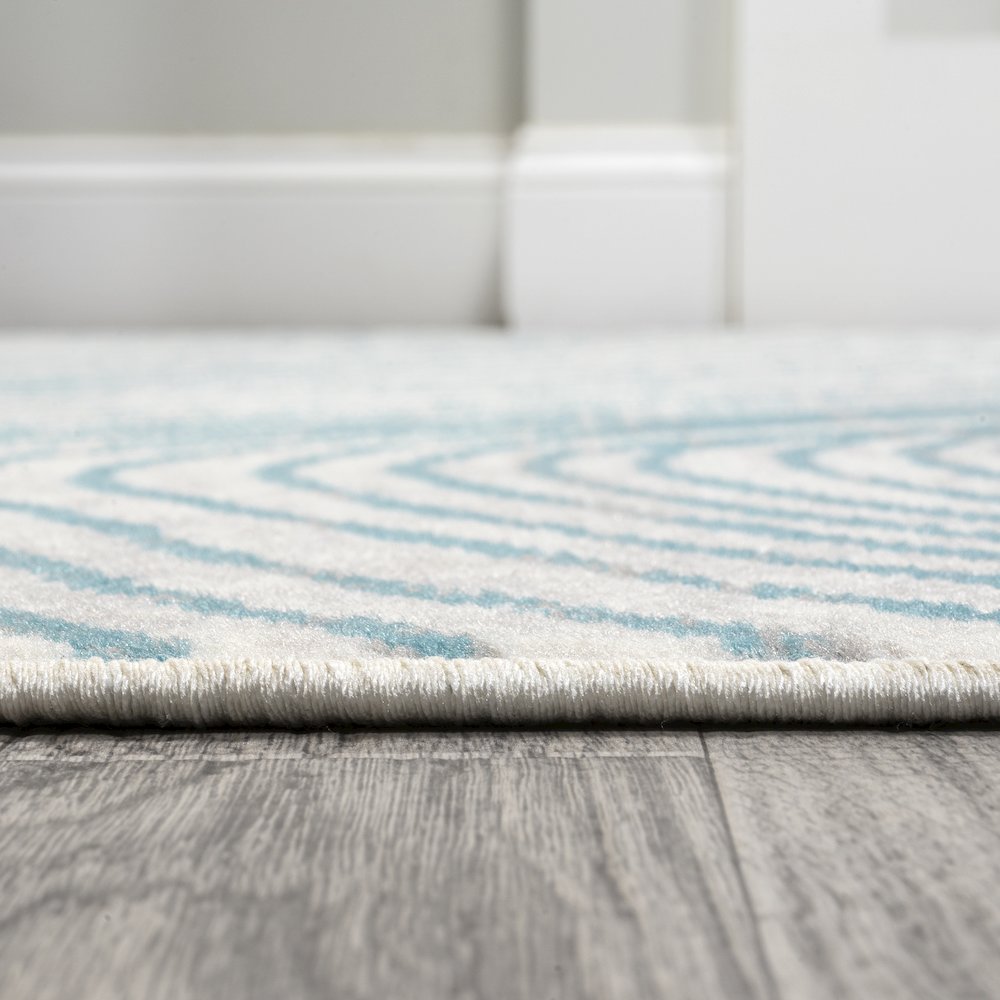 Arlo Woodgrain Geometric Area Rug. Picture 7