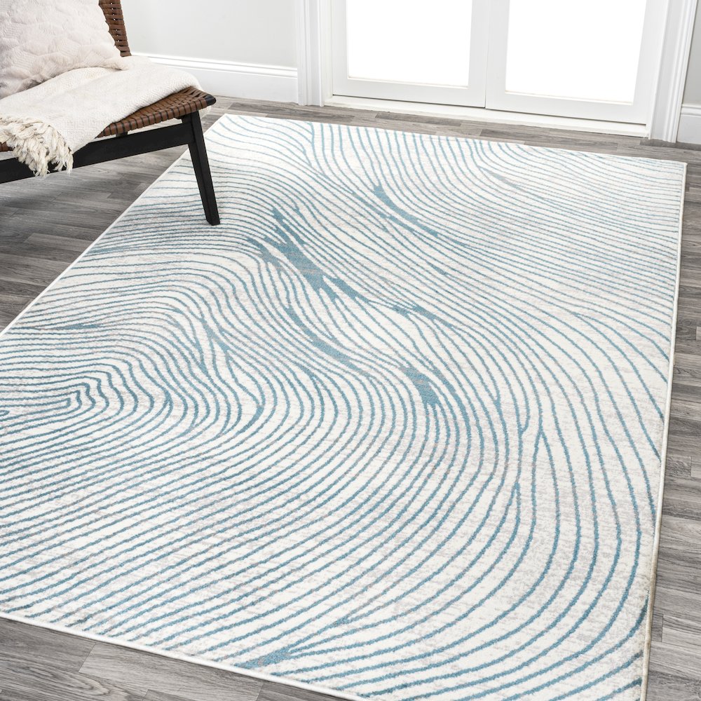 Arlo Woodgrain Geometric Area Rug. Picture 2
