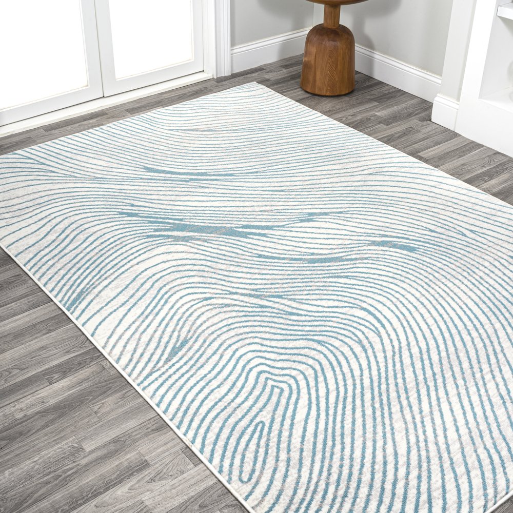 Arlo Woodgrain Geometric Area Rug. Picture 4