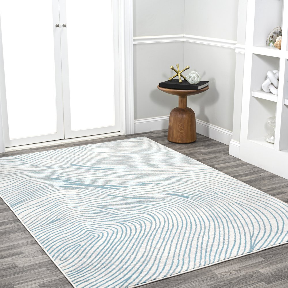 Arlo Woodgrain Geometric Area Rug. Picture 5