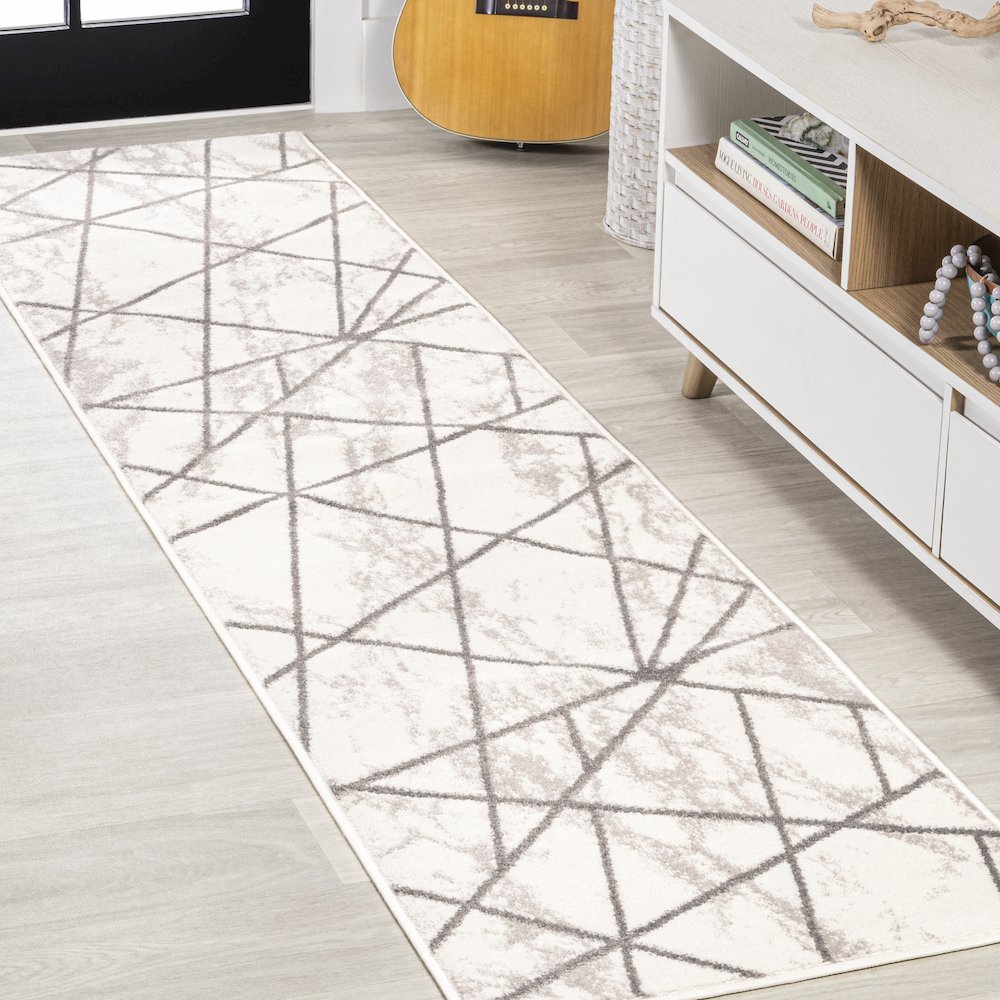Patras Modern Geometric Marbled Area Rug. Picture 2