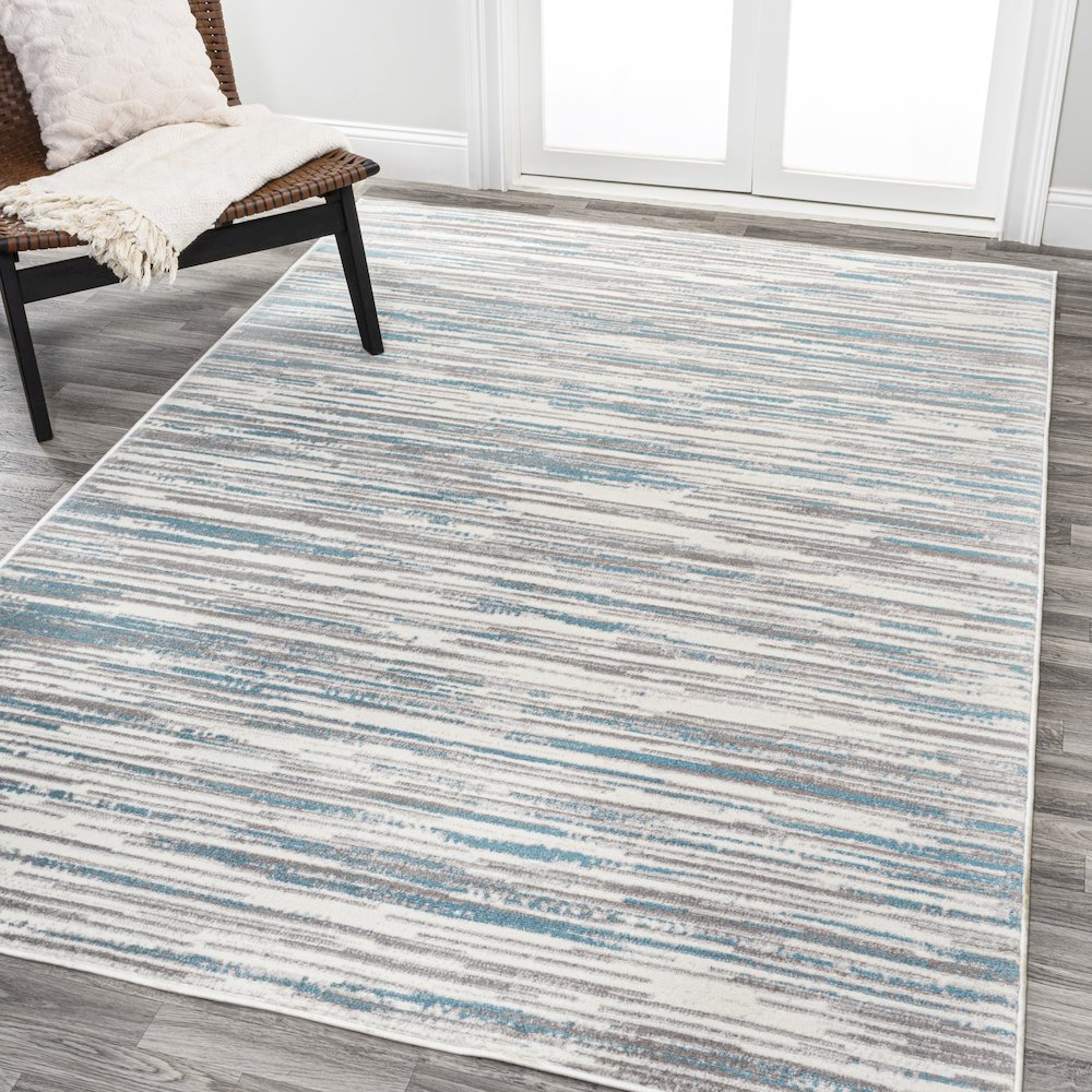 Speer Abstract Linear Stripe Area Rug. Picture 2