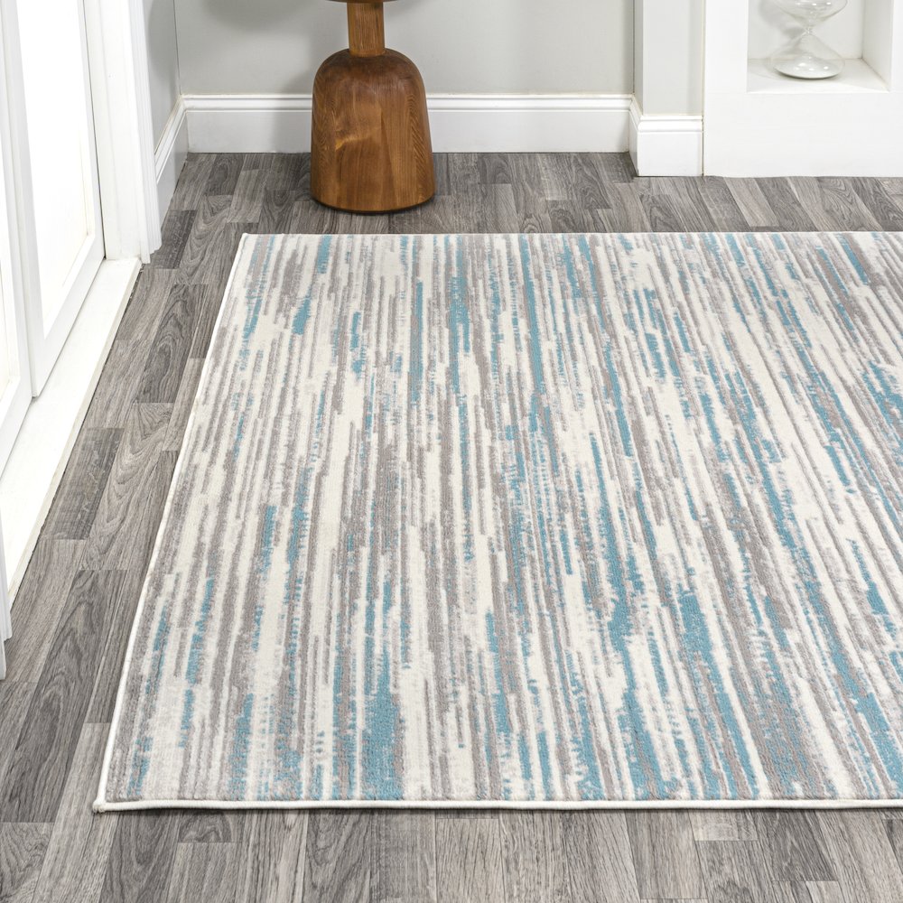 Speer Abstract Linear Stripe Area Rug. Picture 3