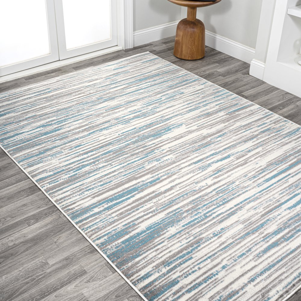 Speer Abstract Linear Stripe Area Rug. Picture 4