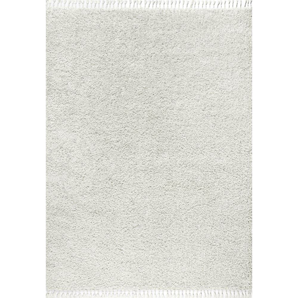 Mercer Shag Plush Tassel Area Rug. Picture 1