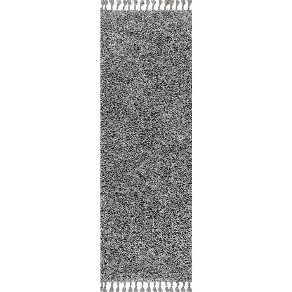 Mercer Shag Plush Tassel Area Rug. Picture 1