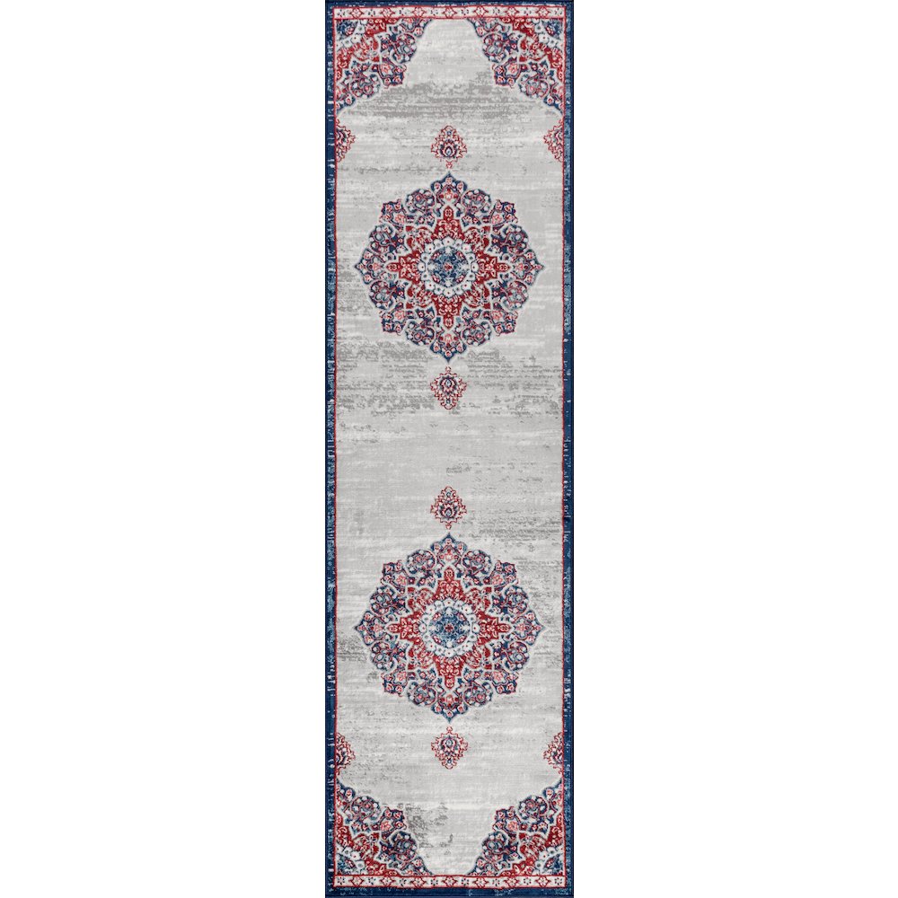 Modern Persian Vintage Moroccan Medallion Area Rug. Picture 1
