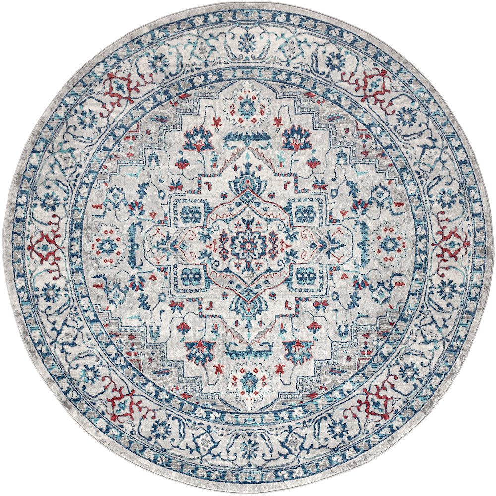 Edison Modern Persian Vintage Medallion Area Rug. Picture 1