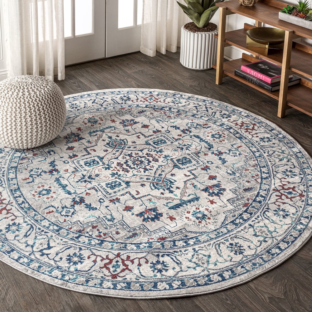 Edison Modern Persian Vintage Medallion Area Rug. Picture 2