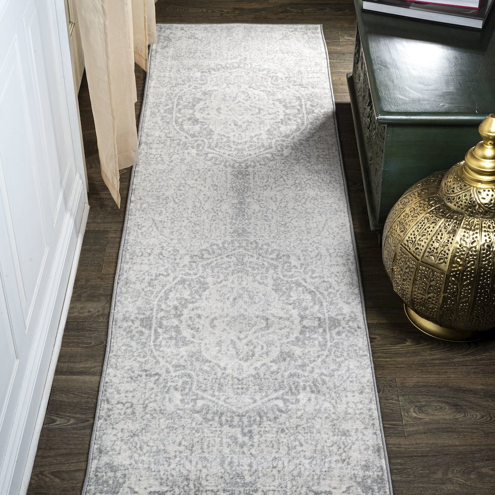Edison Modern Persian Vintage Medallion Area Rug. Picture 2