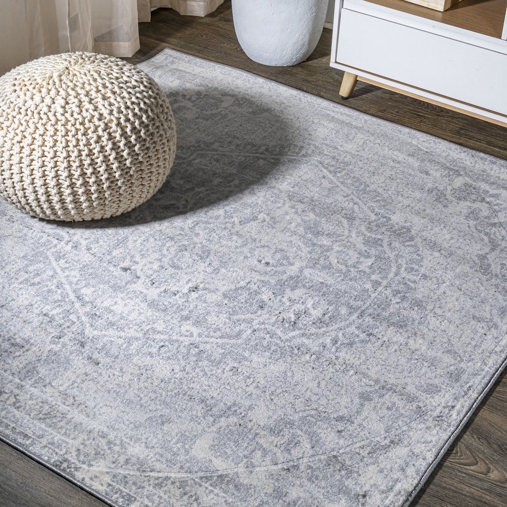 Edison Modern Persian Vintage Medallion Area Rug. Picture 2