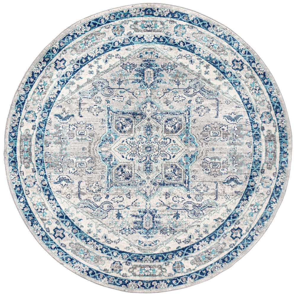 Jerica Modern Persian Vintage Medallion Area Rug. Picture 1