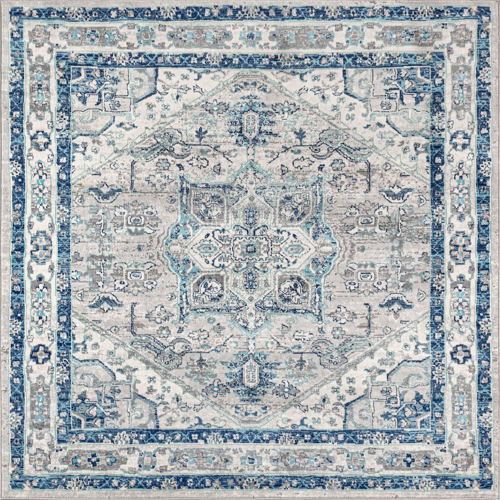 Jerica Modern Persian Vintage Medallion Area Rug. Picture 1