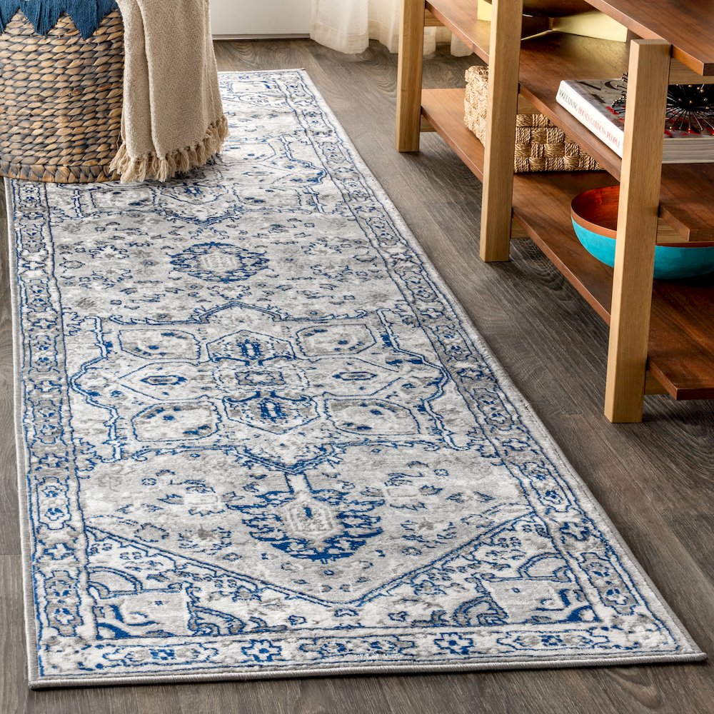 Jerica Modern Persian Vintage Medallion Area Rug. Picture 2