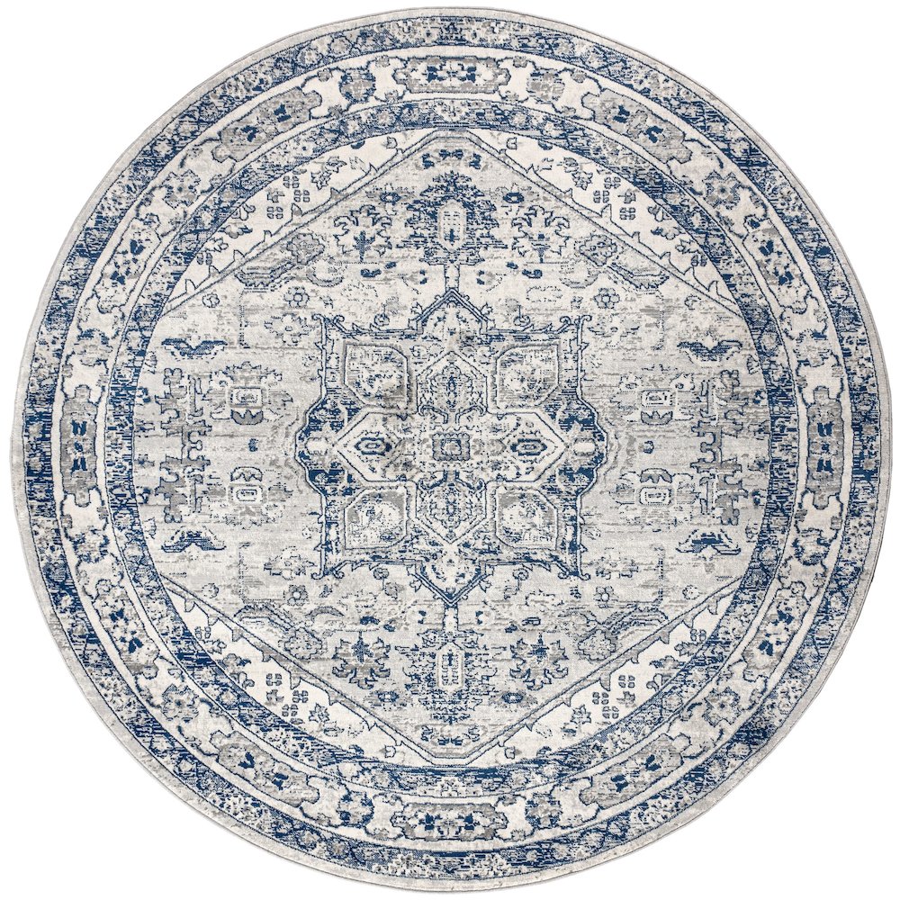 Jerica Modern Persian Vintage Medallion Area Rug. Picture 1