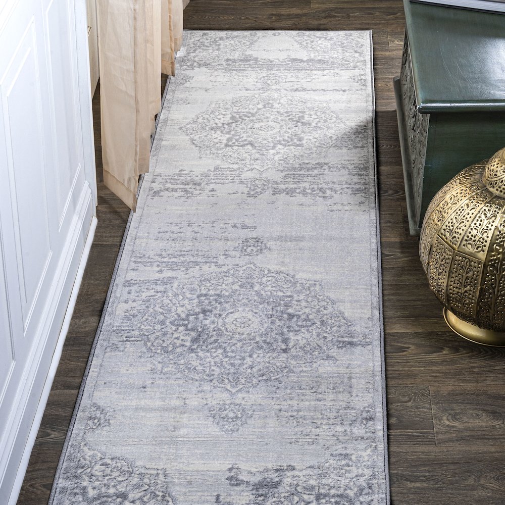 Jerica Modern Persian Vintage Medallion Area Rug. Picture 2